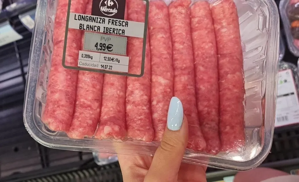 Longaniza fresca blanca iberica