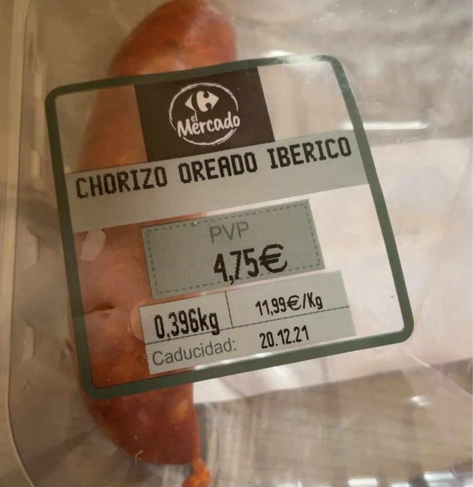 Chorizo oreado iberico
