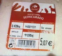 Queso de cabra semicurado