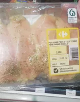 Pechuga pollo fileteada marinada