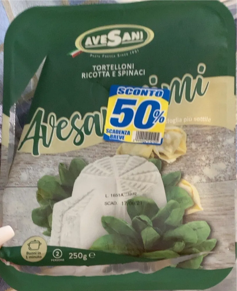 Tortelloni Ricotta e spinaci