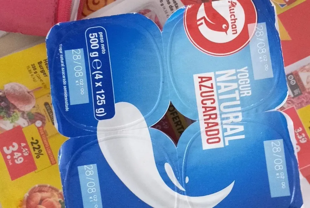 Yogur Natural azucarado