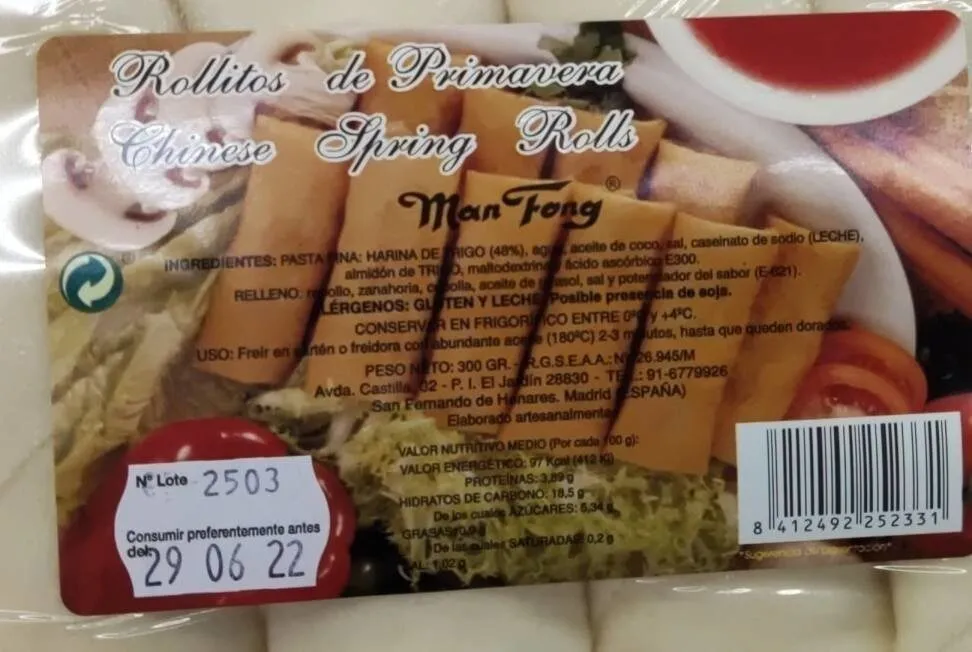 Rollitos de primavera
