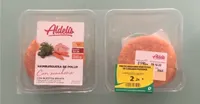 Hamburguesa de pollo con zanahoria