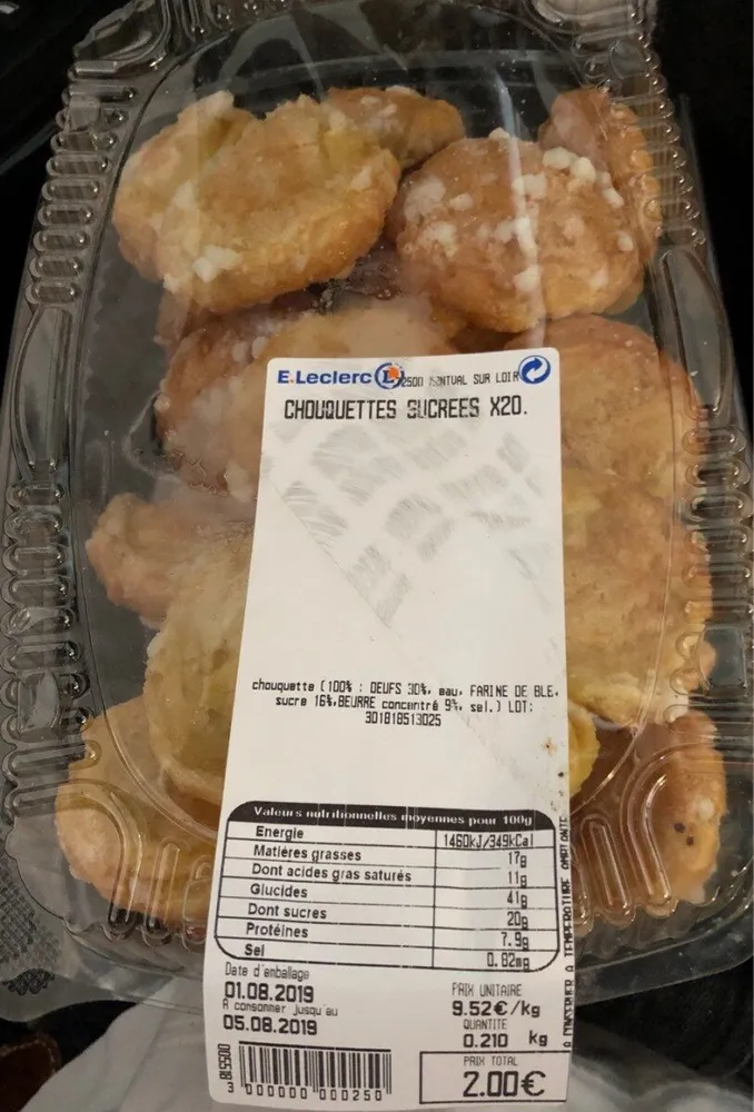 Chouquettes sucrées