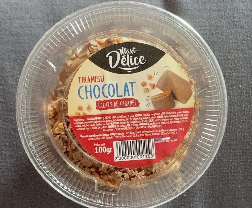 Tiramisu Chocolat éclats de Caramel