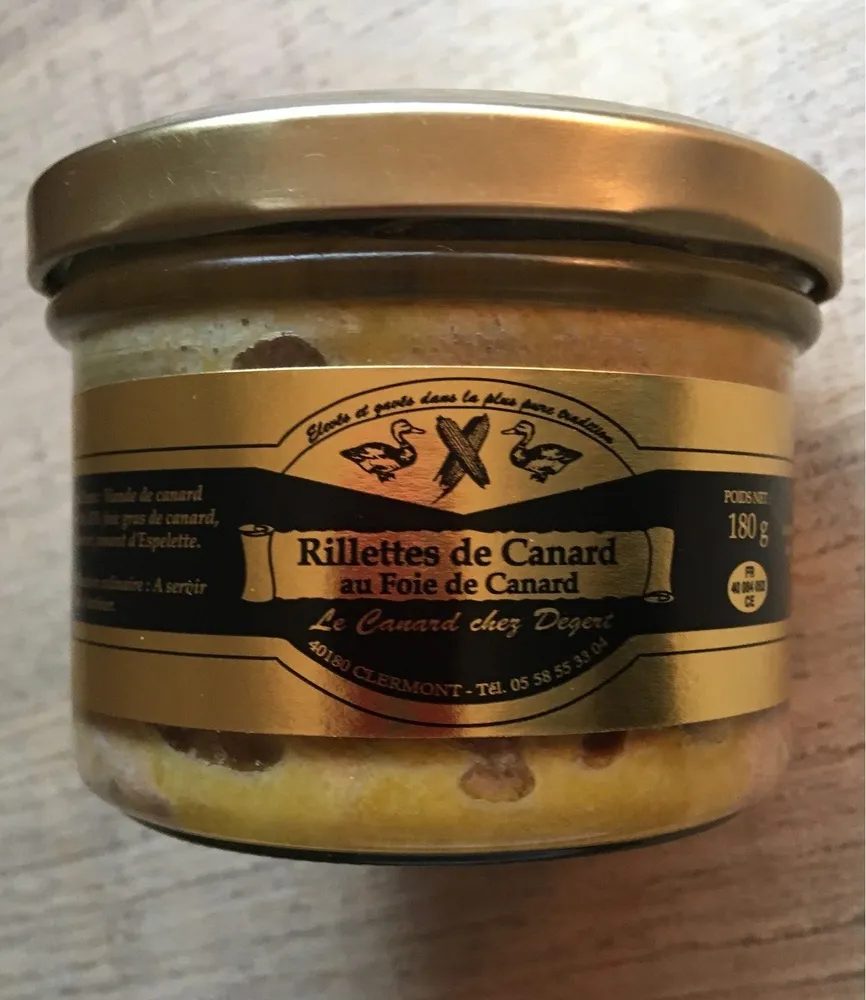 Rillettes de Canard au Foie de Canard