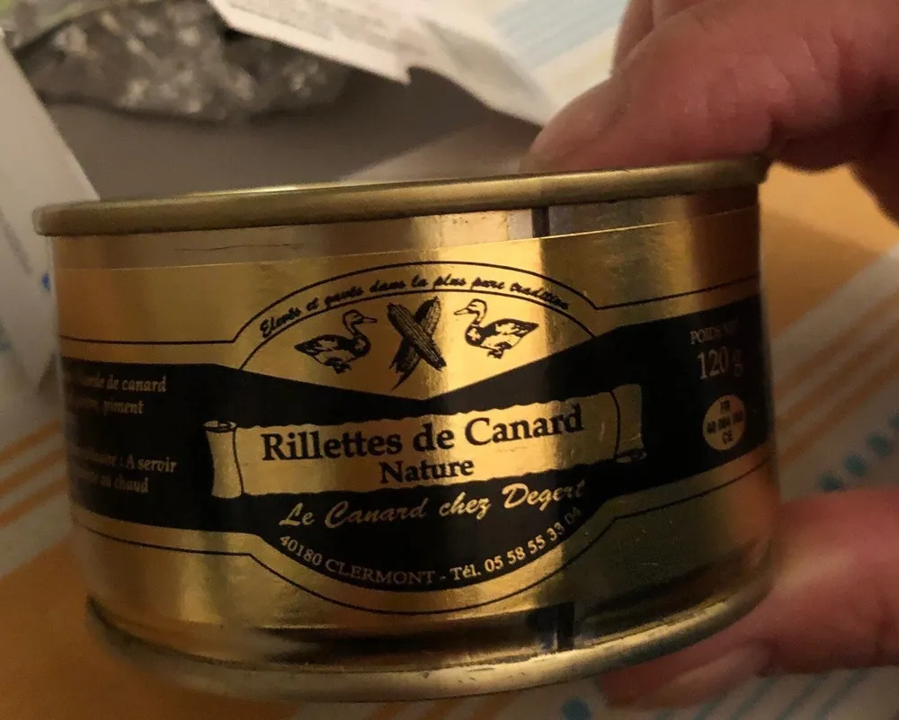 Rillettes de canard nature