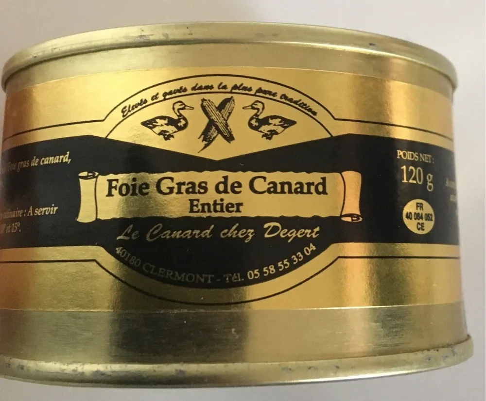 Foie gras de canard entier