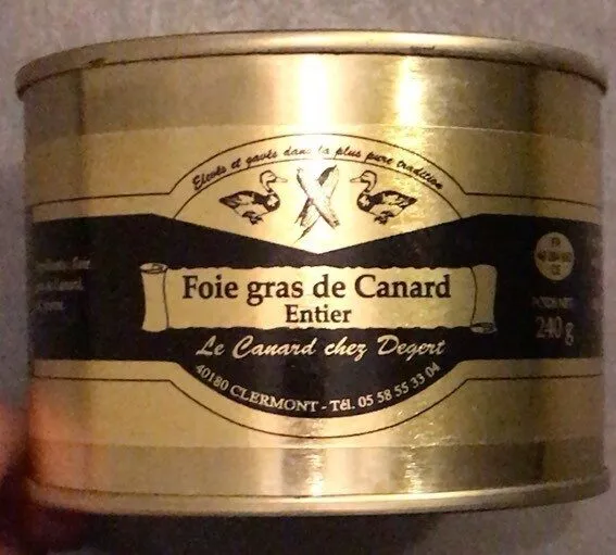 Foie gras de canard entier
