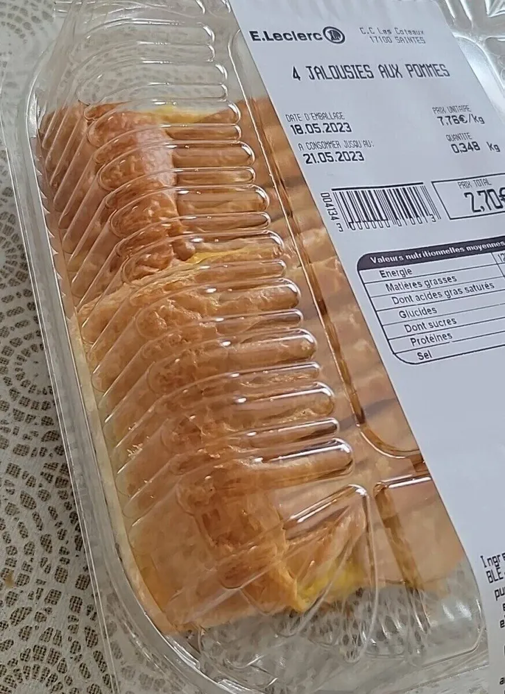 Jalousies aux pommes