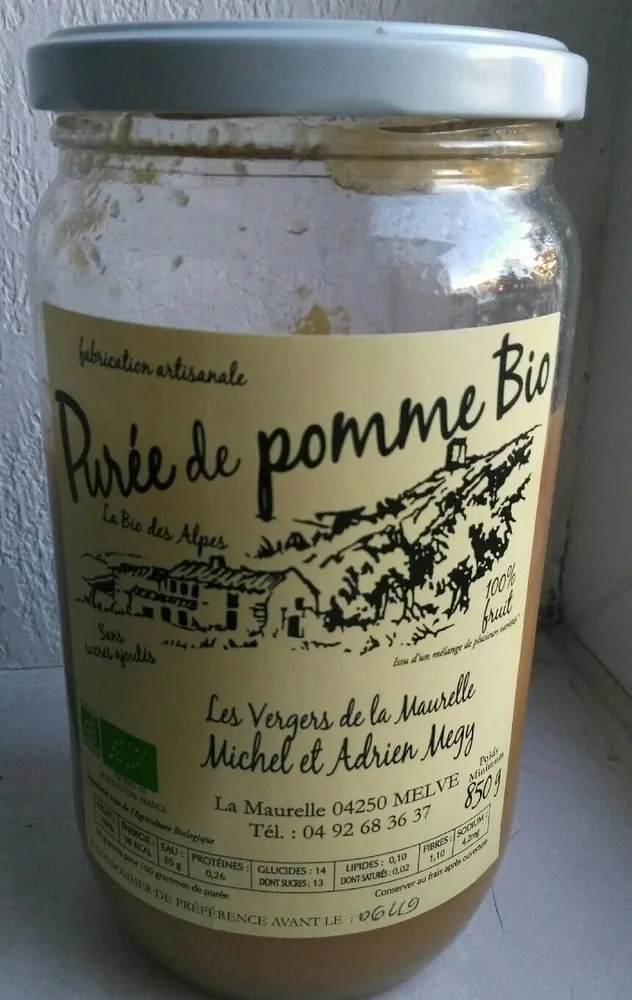 Purée de pomme Bio