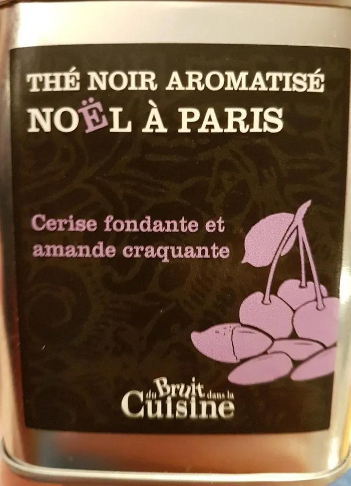 Thé noir aromatisé -- Noël à Paris