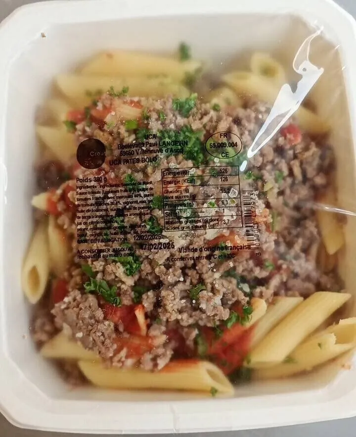 Pâtes bolognaise