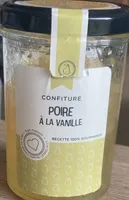 Confiture poire à la vanille