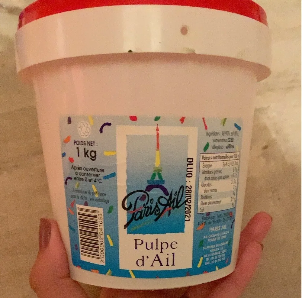 Pulpe d’ail