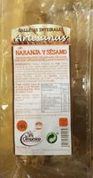Galletas integrales artesanas naranja y sesamo