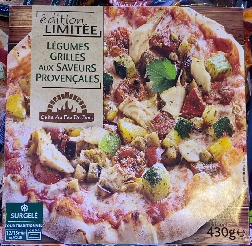 Pizza legumes grillés aux saveurs provencales