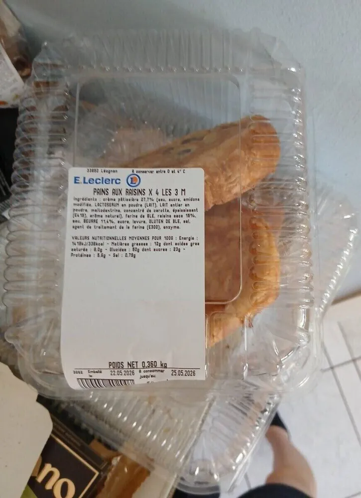 Pains aux raisins
