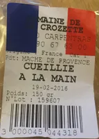 Mache de Provence cueillie à la main