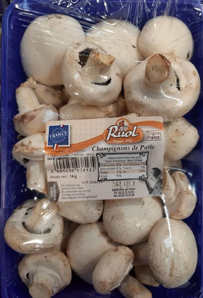Champignon De Paris Blanc Pays 1 Kg, 1 Pièce
