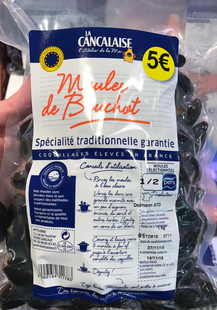 Moules de Bouchot