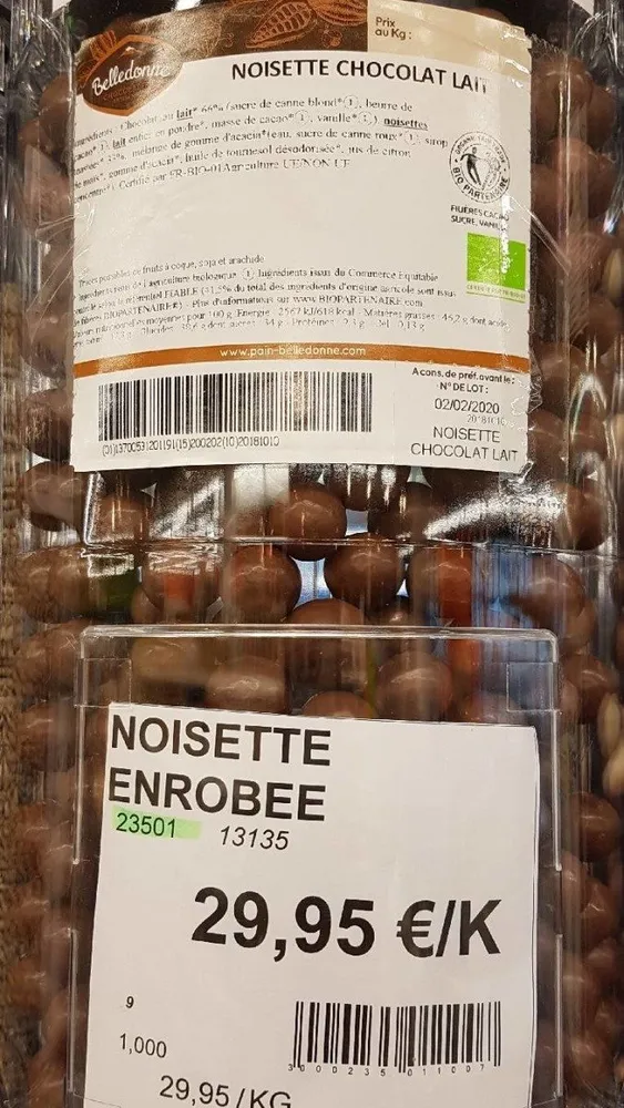 Noisette Enrobée