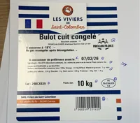 Bulot cuit congelé