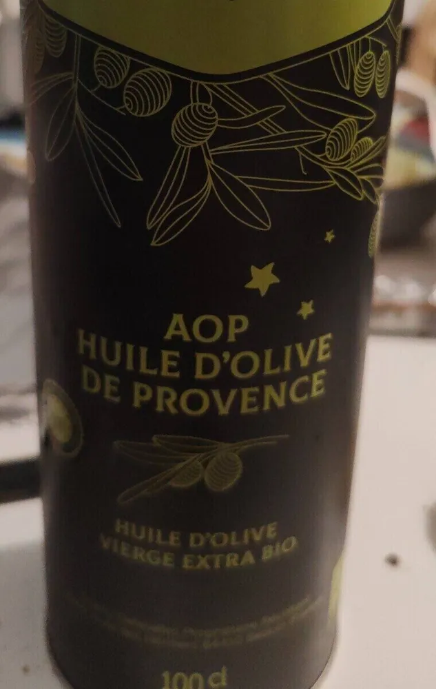 Huile d'olive de Provence vierge extra bio AOP