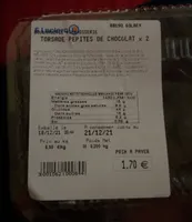 TORSADE PEPITES DE CHOCOLAT x2