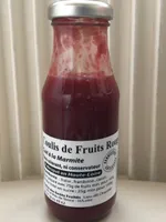 Coulis de fruits rouges
