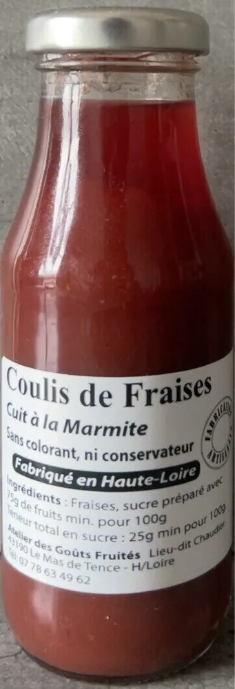 Coulis de fraise