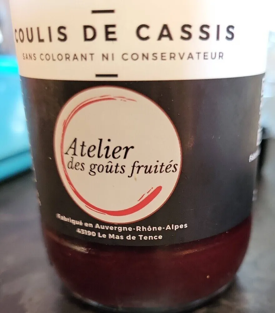Coulis de cassis