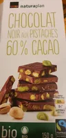 Chocolat noir aux pistaches 60% cacao