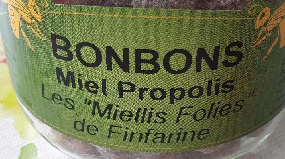 Bonbon miel propolis