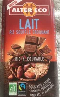 Lait riz soufflé croquant