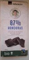 Chocolat noir Bio 87% Honduras