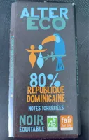 Chocolat 80% République Dominicaine