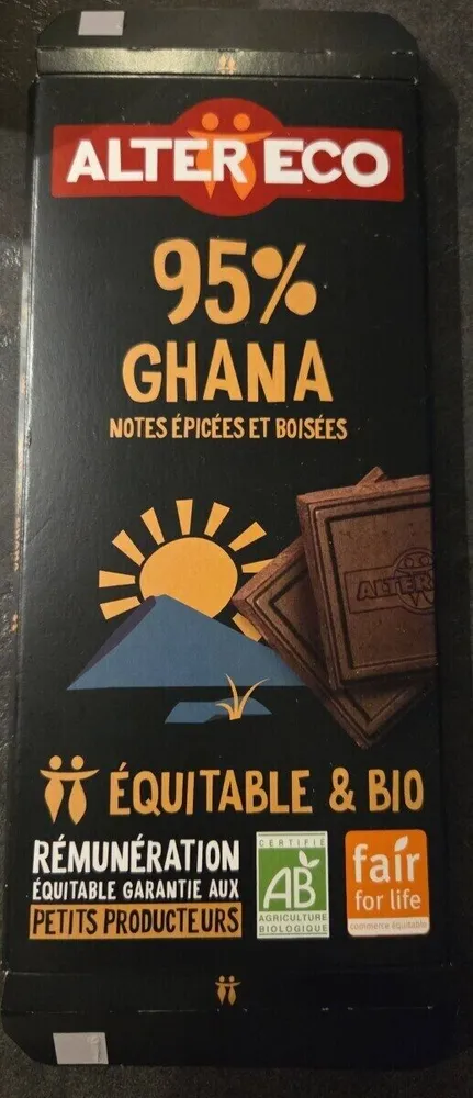 Chocolat Ghana 95%
