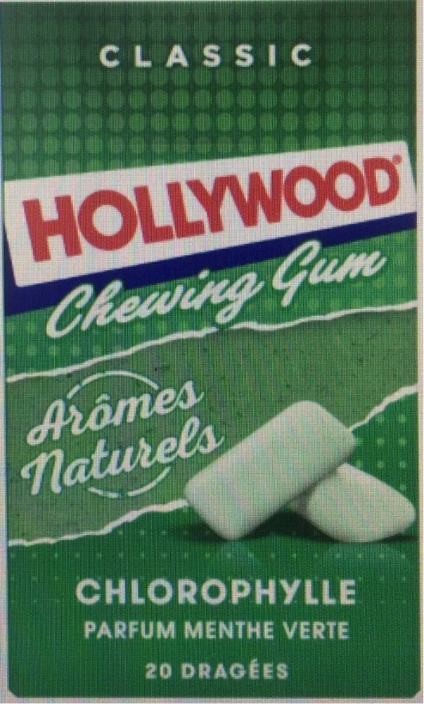 Chewing gum - chlorophylle