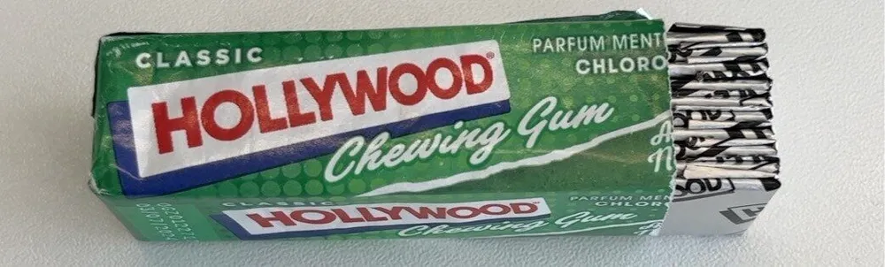 Hollywood chewing gum
