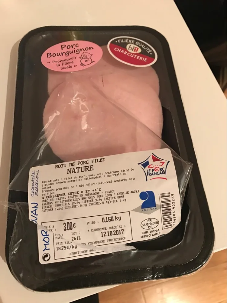 Roti de porc Filet