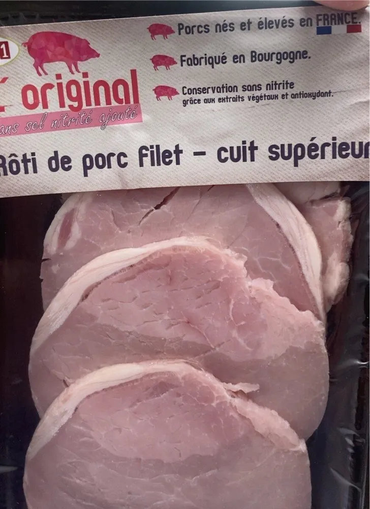 Roti de porc filet