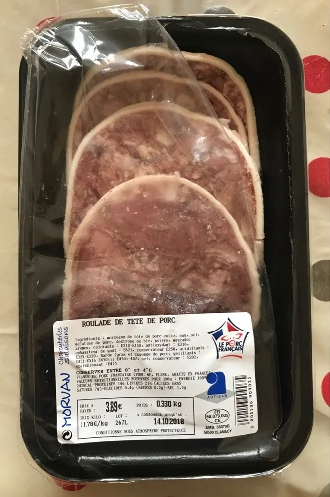 Roulade de tete de porc