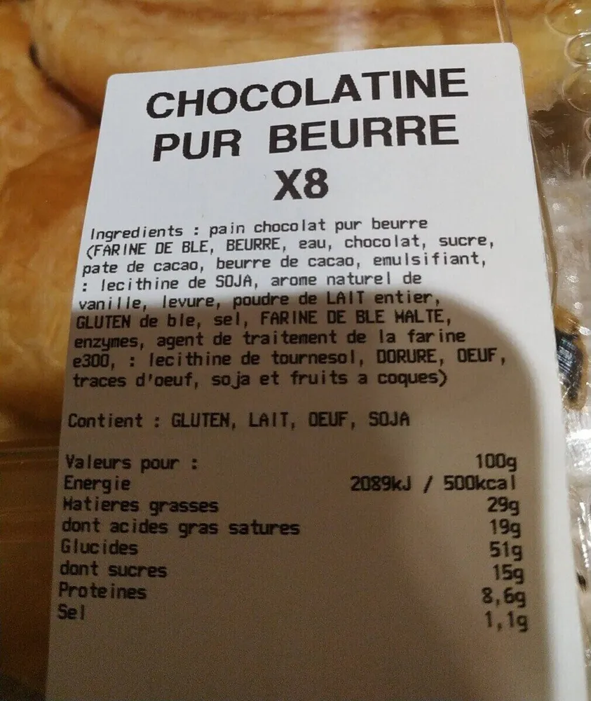 Chocolatine pur beurre