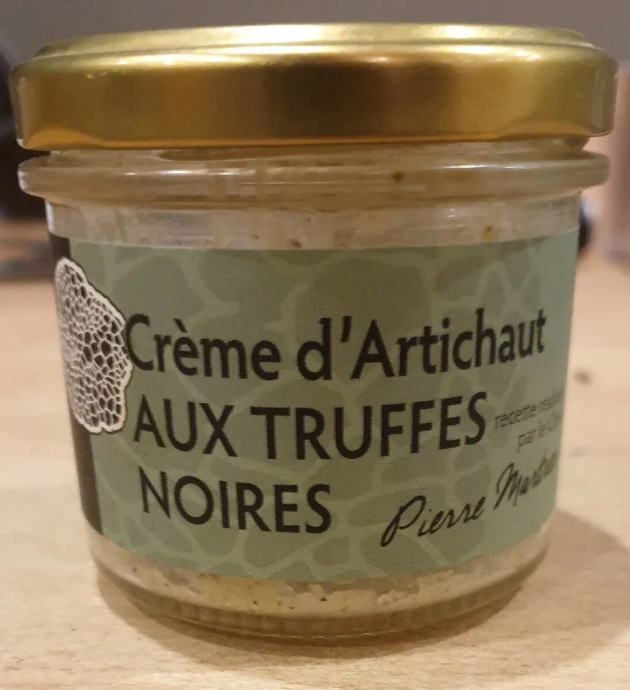 Creme d'artichaut a la truffe noire