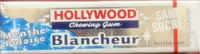 Hollywood chewing gum blancheur menthe polaire