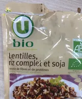 Lentilles riz complet et soja