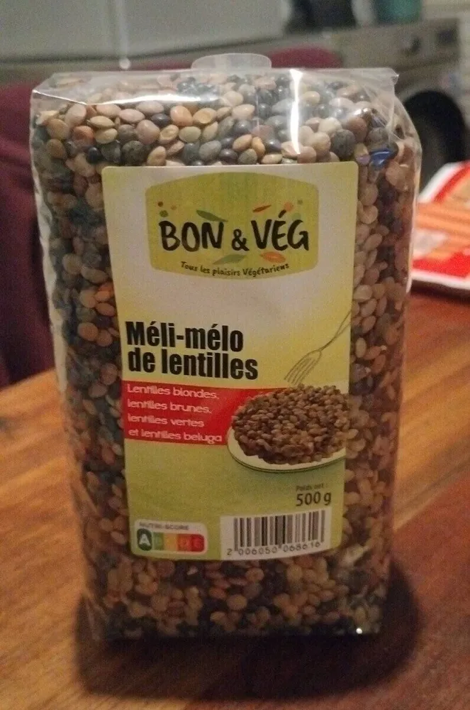 Meli mélo de lentilles