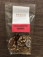 Tuiles noisettes caramel